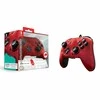 PDP Faceoff Deluxe+ Audio - Raudona Camo laidinis valdiklis skirtas Nintendo Switch