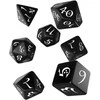 Q Workshop Classic RPG Kauliukų Rinkinys Juodos Ir Baltos Spalvos