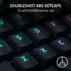 Mechaninė žaidimų klaviatūra Razer BlackWidow V4 X, US išdėstymas, geltonas jungiklis, su laidu, Juodos spalvos