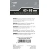 REBEL rankovės – klasikinio kortų žaidimo vidinė dalis (63,5 x 88 mm) – 100 Vnt