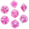 REBEL RPG dice set - Dense core - Violetinė (baltas numbers)