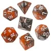 REBEL RPG kauliukų rinkinys - dviejų spalvų - Oranžinis ir pilkas