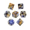REBEL RPG Dice Set - Two Color - Oranžinis and Mėlyna