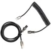 Klaviatūra Royal Kludge Coiled Aviator laidas (juodas)