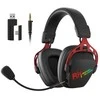 Royal Kludge HG103 belaidės ausinės | 2.4G, BT, 3.5mm | Juodas Ops