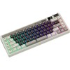 Royal Kludge M70 RGB Mocha Pilkas belaidė klaviatūra | 75%, Hot-swap, rusvai gelsvas Switch, US