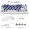 Royal Kludge RK M75 RGB Ocean Mėlyna belaidė klaviatūra | 75%, Hot-swap, Brown switches, US