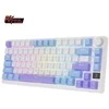 Royal Kludge RK M75 RGB Taro Milk belaidė klaviatūra | 75%, Hot-swap, Brown switches, US