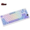 Royal Kludge RK M75 RGB Taro Milk belaidė klaviatūra | 75%, Hot-swap, Brown switches, US