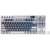 Royal Kludge RK M87 Ocean Mėlyna belaidė klaviatūra | TKL, Hot-swap, rusvai gelsvas switches, US