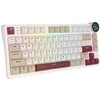 Royal Kludge RK N80 RGB Rosy Clouds klaviatūra |75%, Hot-swap, rudi jungikliai, JAV