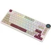 Royal Kludge RK N80 RGB Rosy Clouds klaviatūra |75%, Hot-swap, rudi jungikliai, JAV