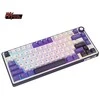 Royal Kludge RK R75 RGB Blackberry laidinė klaviatūra | 75%, Hot-swap, Sidabrinis switches, US
