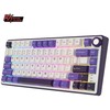 Royal Kludge RK R75 RGB Blackberry laidinė klaviatūra | 75%, Hot-swap, Mėlyna switches, US