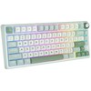 Royal Kludge RK R75 RGB Sky Cyan laidinė klaviatūra | 75%, Hot-swap, Mėlyna switches, US