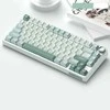 Royal Kludge RK R75 Sidabrinis Switches Skycyan Žaidimų klaviatūra baltos spalvos