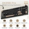 Royal Kludge RK-R98 RGB Phantom laidinė klaviatūra | 96%, Hot-swap, Kreminis switches, US