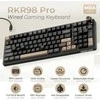 Royal Kludge RK-R98 RGB Phantom laidinė klaviatūra | 96%, Hot-swap, rusvai gelsvas switches, US