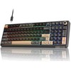 Royal Kludge RK-R98 RGB Phantom laidinė klaviatūra | 96%, Hot-swap, Kreminis switches, US