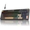 Royal Kludge RK-R98 RGB Phantom laidinė klaviatūra | 96%, Hot-swap, rusvai gelsvas switches, US