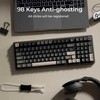 Royal Kludge RK-R98 RGB Phantom laidinė klaviatūra | 96%, Hot-swap, Kreminis switches, US