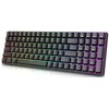 Royal Kludge RK100 juoda belaidė klaviatūra | 96%, Hot-swap, Brown Switches, US