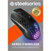 Belaidė Žaidimų pelė SteelSeries Aerox 3 Wireless, Juodos spalvos