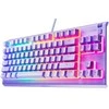 Steelseries Apex 3 TKL membraninė RGB klaviatūra (US) | Levandų