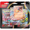The Pokemon Pokemon TCG: Mega Evolution - Chaos Rising 3-pack Blister Charmeleon