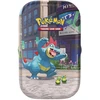 The Pokemon Pokemon TCG: Mega Evolution - Lumiose City Mini Tin - Feraligatr & Budew