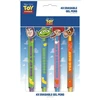 „Toy Story“ – 4 vnt. ištrinamų gelinių rašiklių rinkinys su antgaliais
