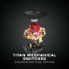 Turtle Beach Vulcan TKL RGB 75% juoda laidinė mechaninė klaviatūra (Titan II Raudona switch, US)