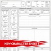Wizards of the Coast Dungeons &amp; Dragons Character Sheets 2024