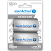 Akumuliatorius everActive R20 / D NiMH 1,2V 5500 mAh paruoštas naudoti 2B