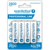 Baterijos everActive AA/R06 1,2V / 2500mAh / NiMh (pakraunami) 4 vnt.