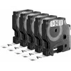 DYMO S0720530 D1 Juostelė 12mm x 7m (balta / juodas šifras)
