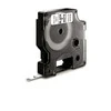 DYMO S0720780 D1 Juostelė 6mm x 7m (balta / juodas šifras)