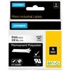 DYMO Rhino Poliesterio Juostelė 9mm x 5.5m / juodas ant skaidrios (18508)