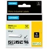 DYMO Rhino Vinilinė Juostelė 24mm x 5.5m / juodas ant geltonos (1805431)