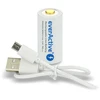 everActive USB įkraunamas RCR123A 16340 3,0V 700mAh akumuliatorius su PCM
