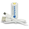 everActive USB įkraunamas RCR123A 16340 3,7V 700mAh akumuliatorius su PCM