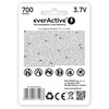 everActive USB įkraunamas RCR123A 16340 3,7V 700mAh akumuliatorius su PCM