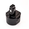 Hi Power DeWalt DE9036, DE9061, DE9062, DW9061, DW9062 9.6V 2.0Ah NiMH Akumuliatorius, skirtas elektriniams įrankiams DC750KA, DC855KA, DW050, DW050K, DW902, DW926, DW926K
