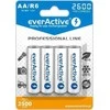 Baterijos everActive AA/R06 1,2V / 2500mAh / NiMh (pakraunami) 4 vnt.