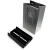 Parker IM Brushed Metal GT tušinukų rinkinys pilkoje dėžutėje su juostele ir dovanų maišeliu