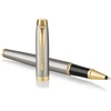 Parker IM Brushed Metal GT tušinukų rinkinys pilkoje dėžutėje su juostele ir dovanų maišeliu