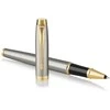 Parker IM Brushed Metal GT tušinukų rinkinys pilkoje dėžutėje su juostele ir dovanų maišeliu