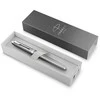 Parker IM Rituals pilkas tušinuko rinkinys su dėklu ir dovanų maišeliu