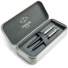 Parker Jotter Bond Street Juodas CT rašiklio ir pieštukų rinkinys metalinėje dėžutėje