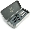 Parker Jotter Bond Street Juodas CT tušinuko ir pieštukų rinkinys metalinėje dėžutėje